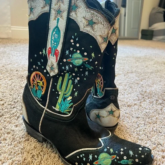 Double D Ranch Space Cowgirl Boots - Picture 6 of 7